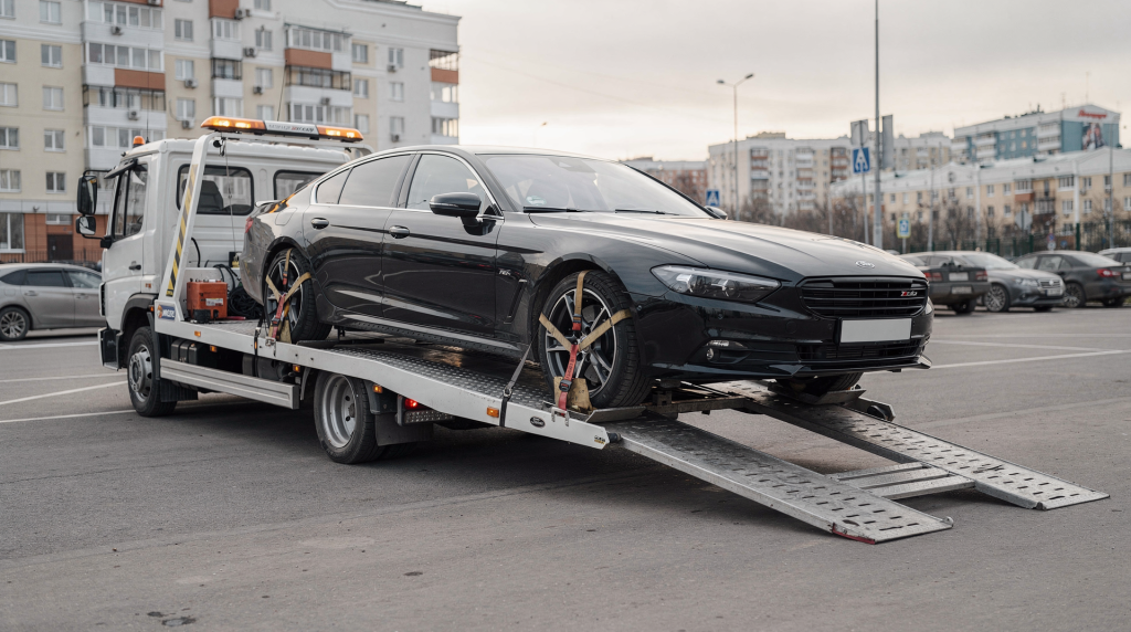 Эвакуатор для низких и дорогих авто: как избежать повреждений